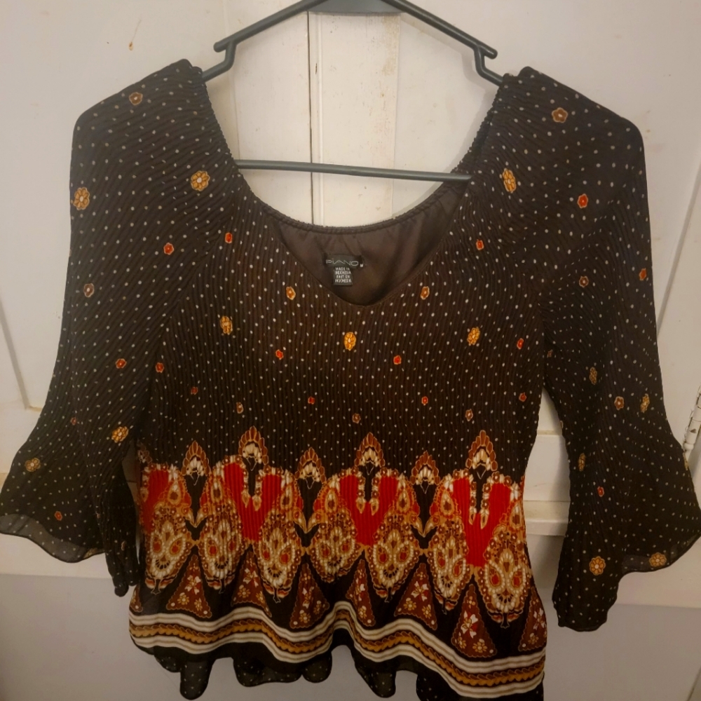 Brown shirt